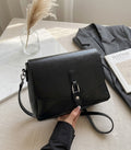 Leather Square Flap Bag