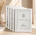 5Pcs/Set Wooden Photo Frames – Elegant Display for Every Memory