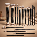 17 piece Aluminum Tube Makeup Brush Set