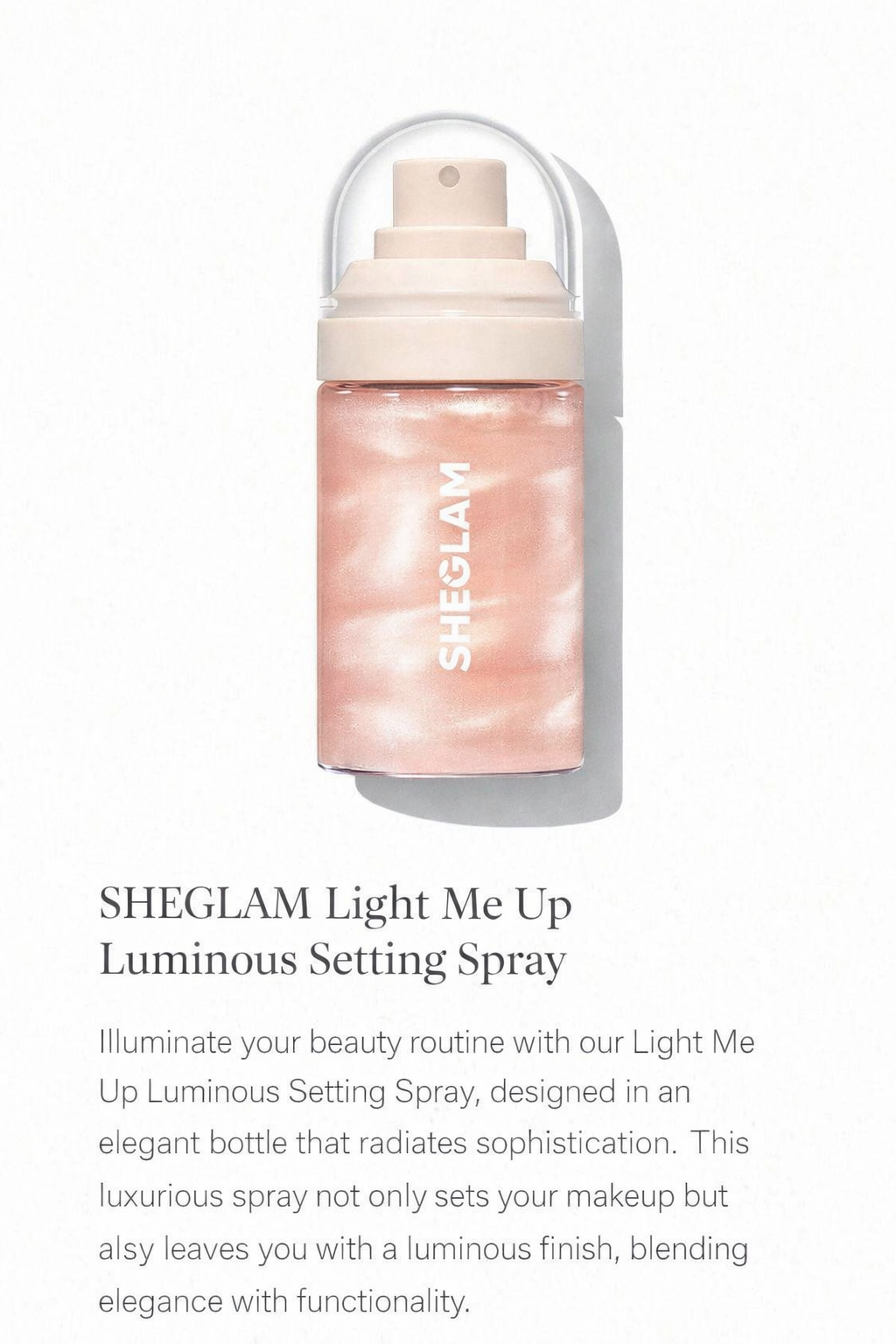 SHEGLAM Light Me Up Luminous Setting Spray