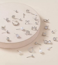 30 Pairs Women’s Metallic Earrings Gift Set