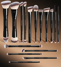 17 piece Aluminum Tube Makeup Brush Set