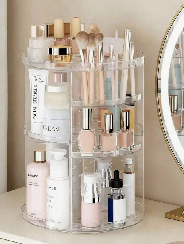 360° Rotating Acrylic Storage Rack