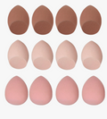 12pcs Large Random Color Makeup Sponge Eggs