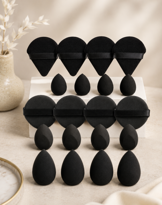 Complete Makeup Sponge & Puff Kit