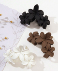 Medium Matte Flower Hair Claw Clip