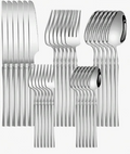 30pcs Stainless Steel Flatware Set – Slender Waist Design