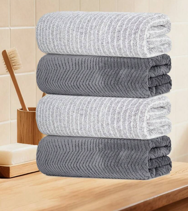 4-Piece Minimalist Luxury Towel Set