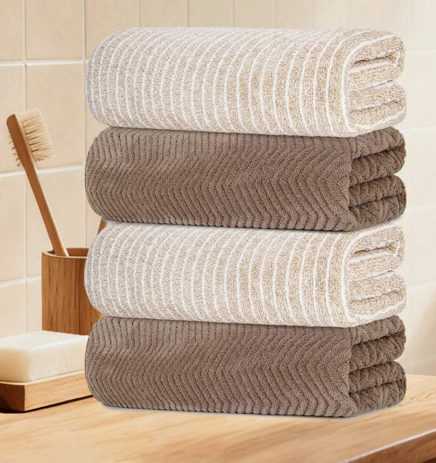 4-Piece Minimalist Luxury Towel Set