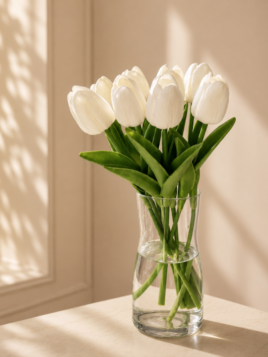 Real Touch Artificial Tulip Flowers 11 pcs