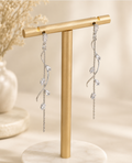 1 Pair Spiral Decor Pendant Earrings