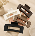 Women’s Large Square Hair Clips – 4.33in/11cm
