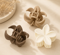 Mini Milky Tea Daisy Hair Clips – 1.6 Inch