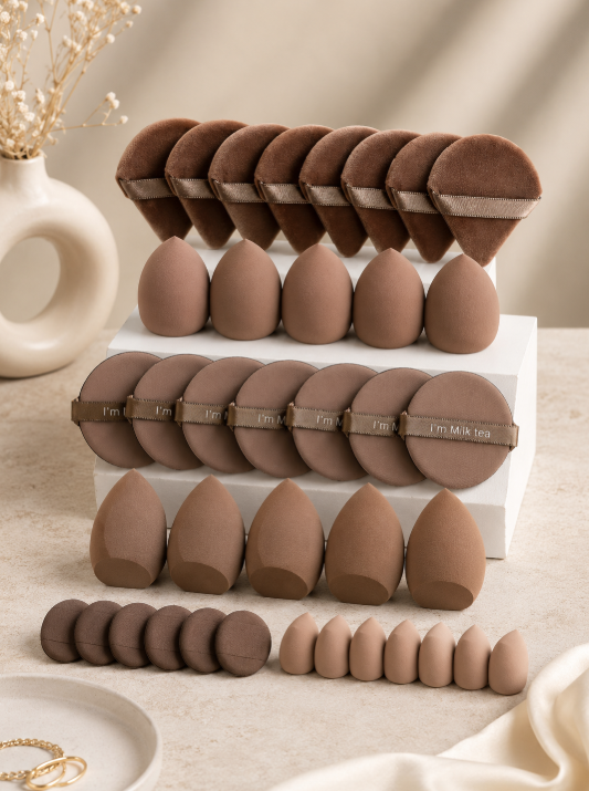 Complete Makeup Sponge & Puff Kit
